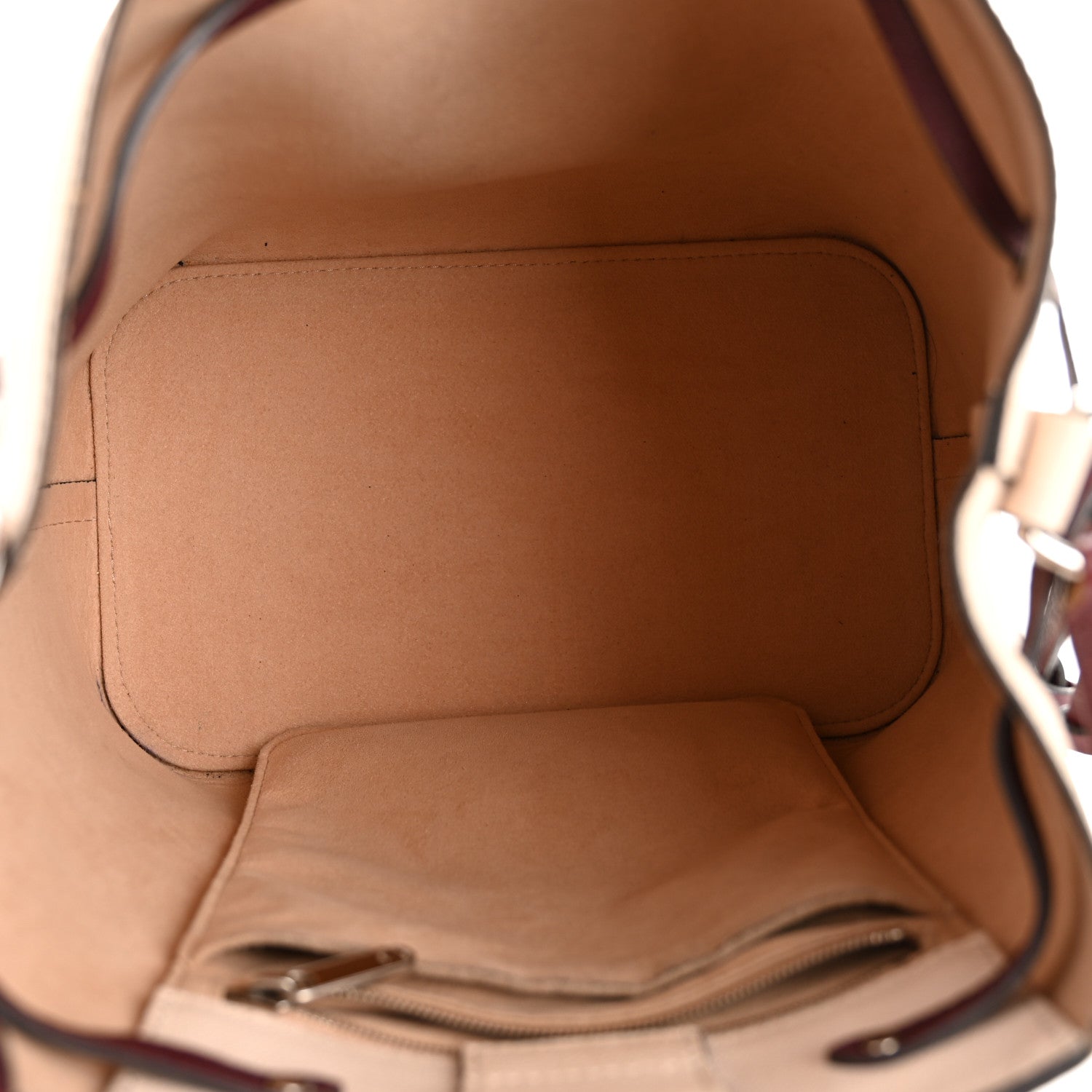 Louis Vuitton Calfskin Lockme Bucket Soie Quartz Calla 5 of 14