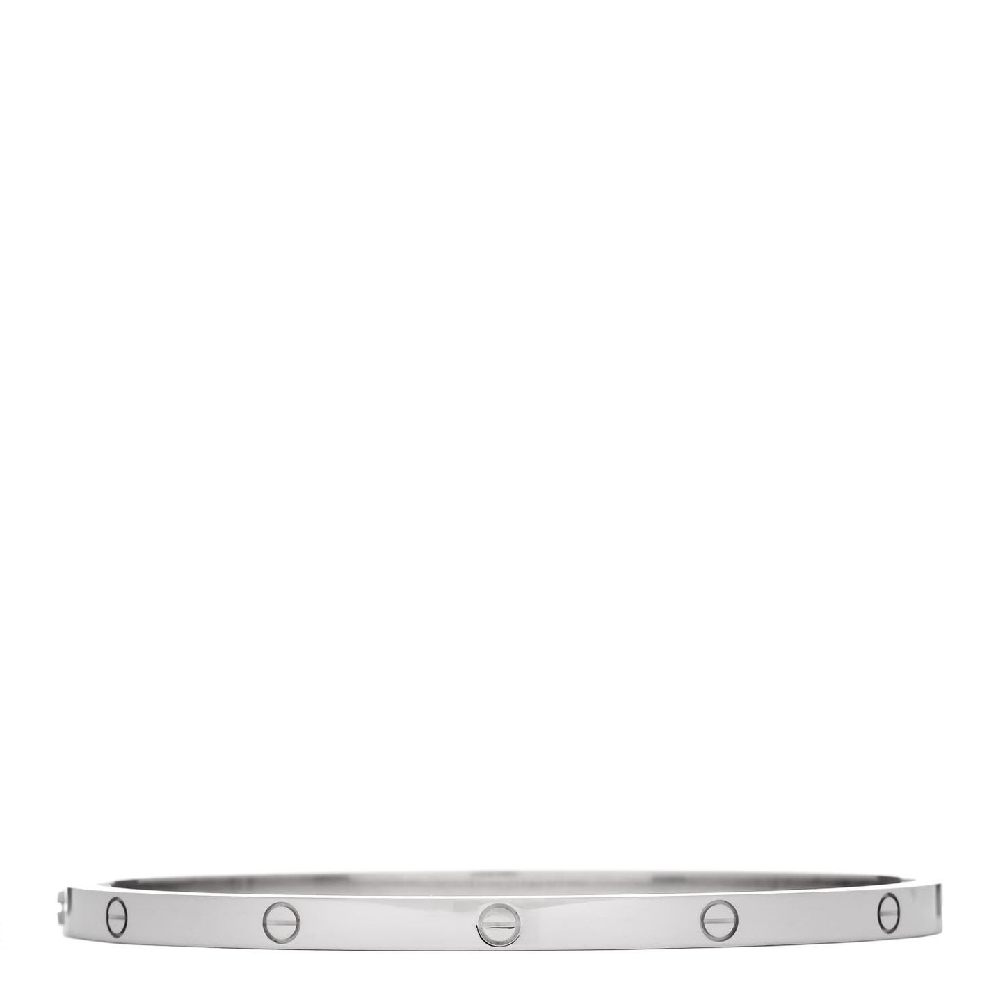 18K White Gold Small LOVE Bracelet 18