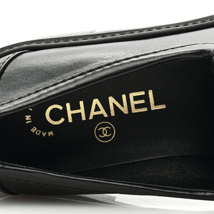 Chanel Lambskin Quilted CC Turnlock Loafers 38.5 Black 7 of 8