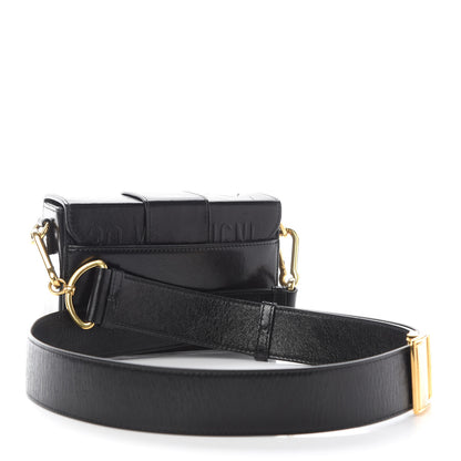 Christian Dior Crackled Lambskin 30 Montaigne Box Bag Black 3 of 8