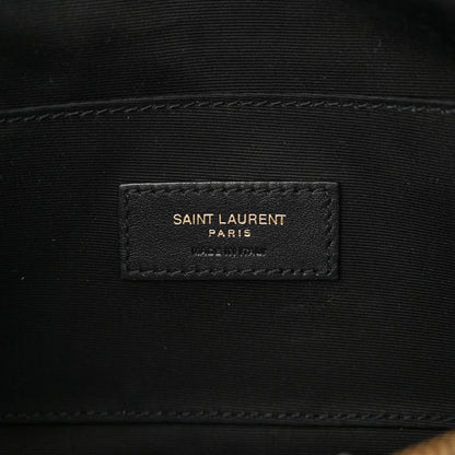 Saint Laurent Grain De Poudre Monogram Belt Bag Black 6 of 11