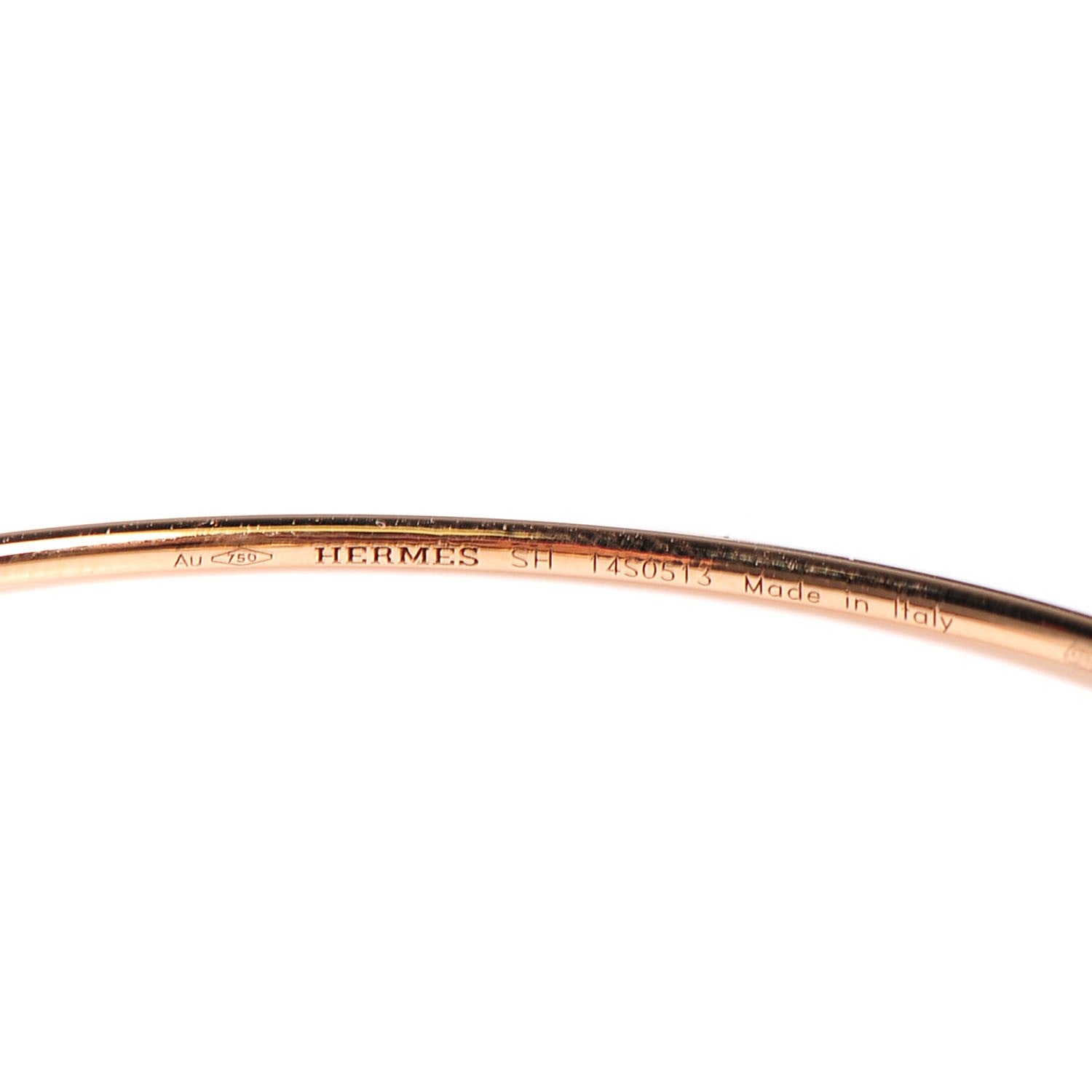 Hermes 18K Rose Gold PM Ronde Chaine d'Ancre Bracelet SH 3 of 6