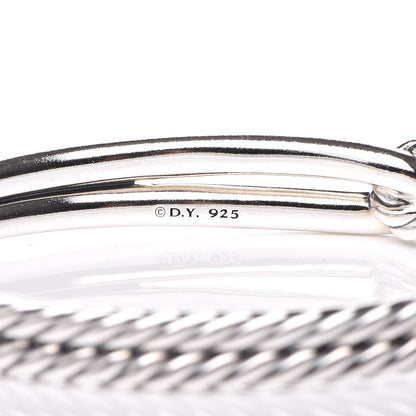 David Yurman Sterling Silver 10mm Single Loop Labyrinth Bracelet 4 of 5