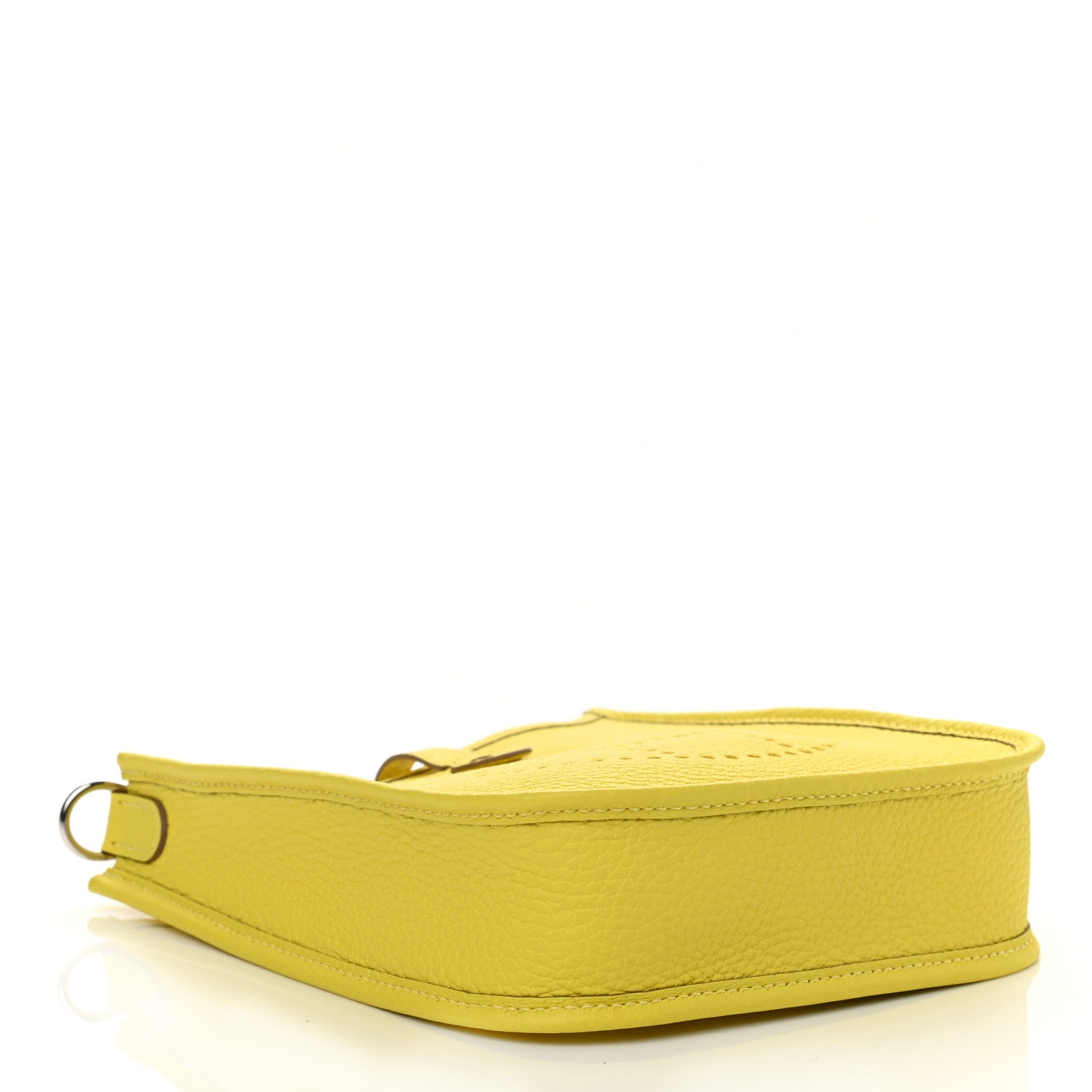 Hermes Taurillon Clemence Evelyne TPM Lime 4 of 9