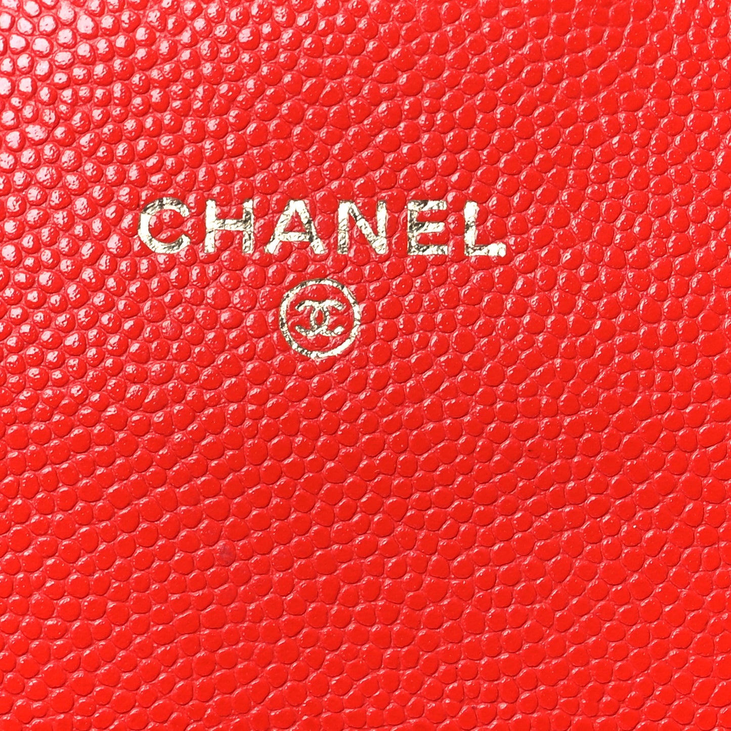 Caviar Quilted Large Gusset Flap Wallet Red