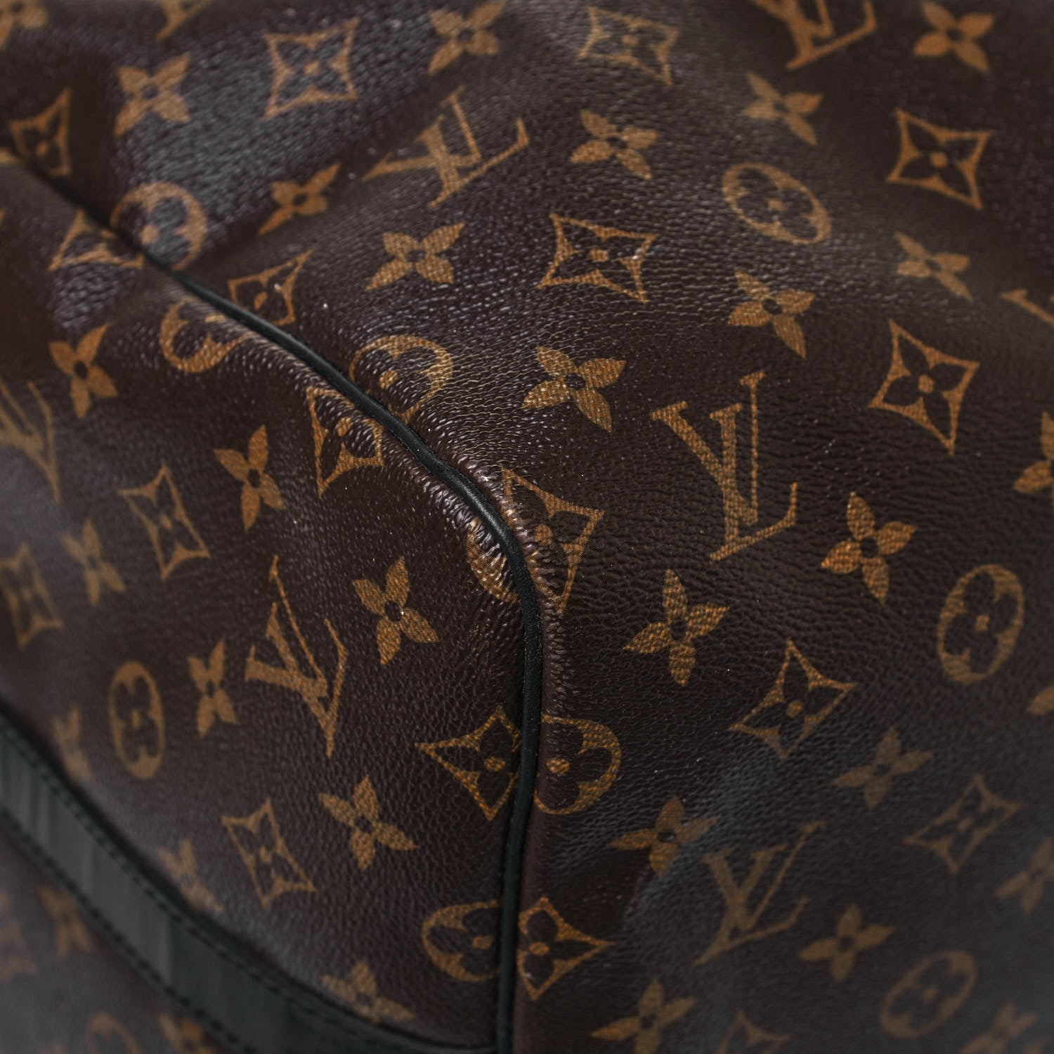 Louis Vuitton Monogram Macassar Keepall Bandouliere 55 9 of 13