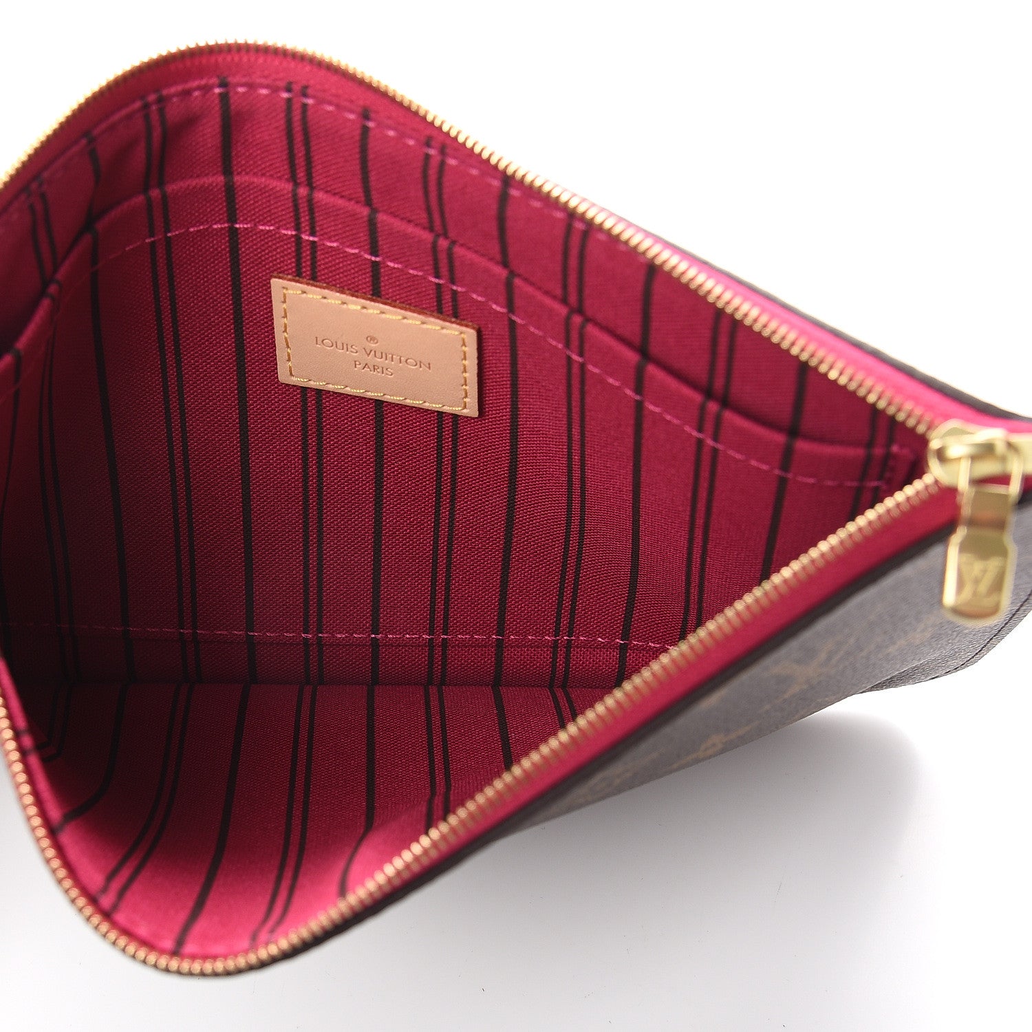 Louis Vuitton Monogram Neverfull MM GM Pochette Pivoine 4 of 5