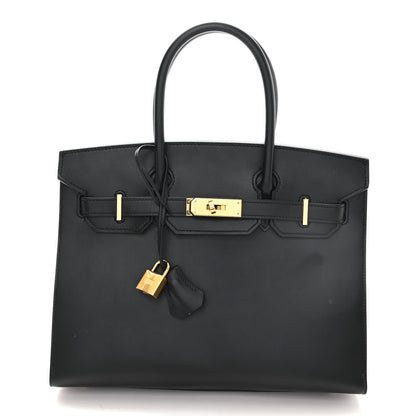 Hermes Veau Monsieur Birkin Sellier 30 Black 1 of 10