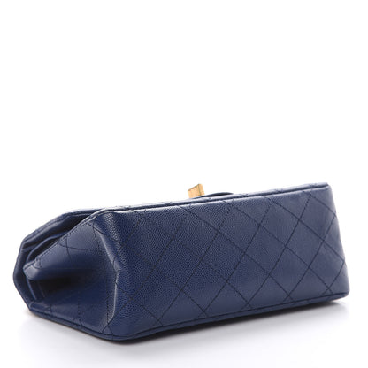 Chanel Caviar 2.55 Reissue 224 Flap Dark Blue 4 of 10