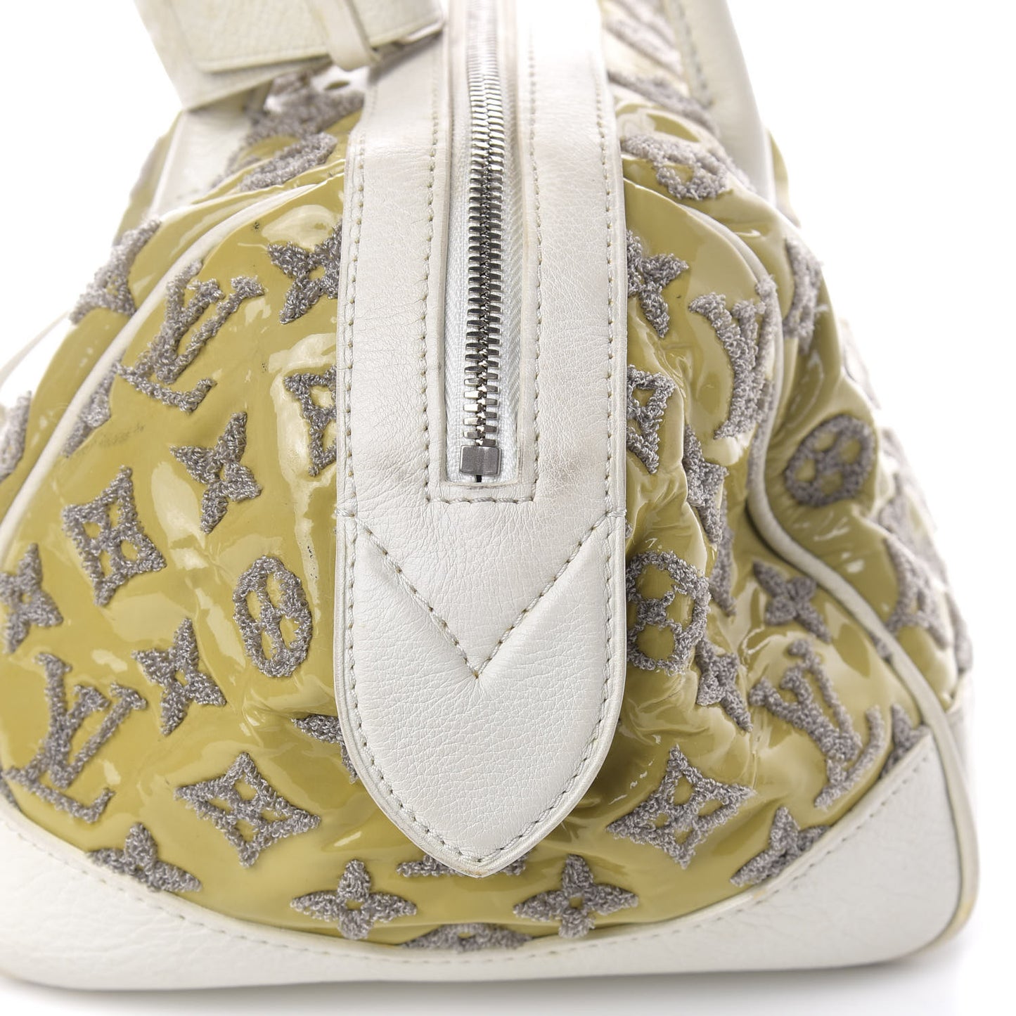 Monogram Bouclettes Speedy Round Perle