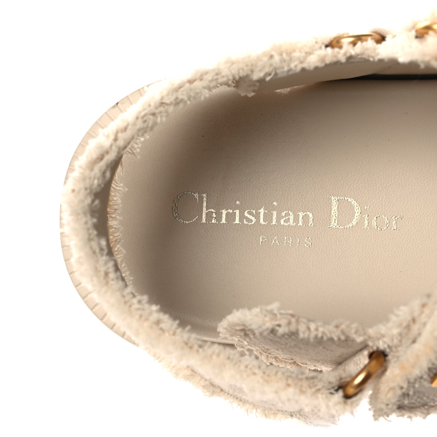 Christian Dior Cotton Dioract 10mm Sandals 36 Natural 10 of 12