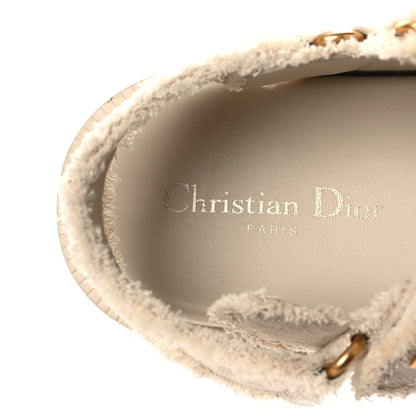 Christian Dior Cotton Dioract 10mm Sandals 36 Natural 10 of 12
