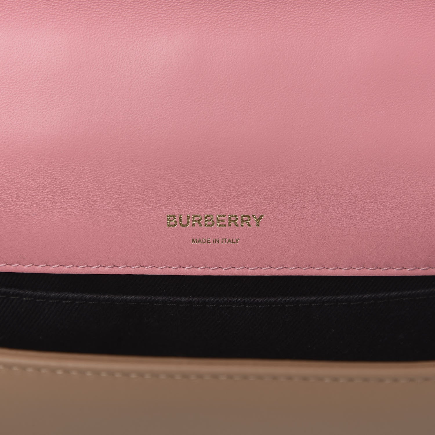 Burberry Lambskin Quilted Small Lola Bag Peony Camel 6 of 10