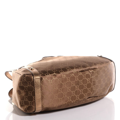 Gucci Satin Monogram Medium Abbey Shoulder Bag Bronze 4 of 7