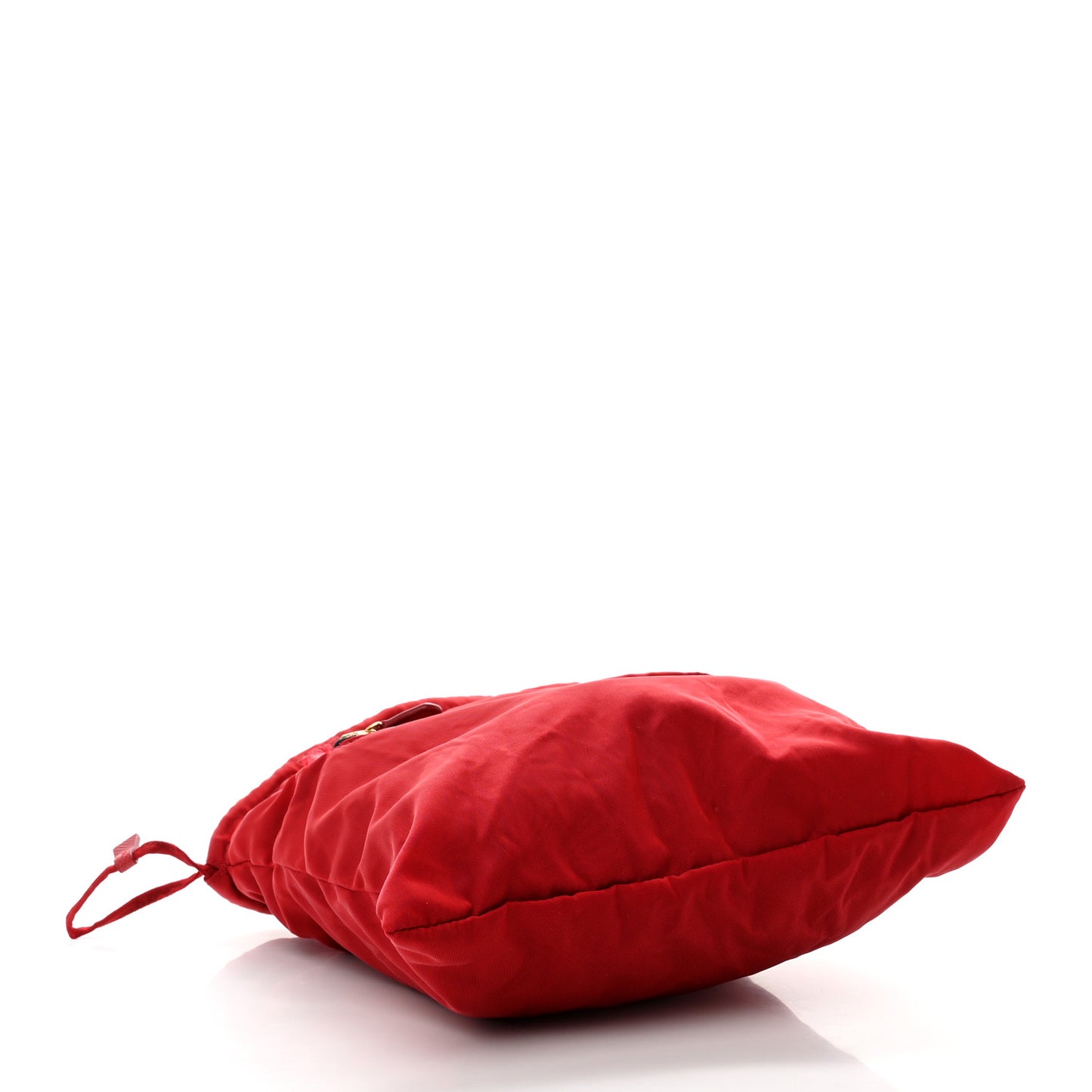 Nylon Vela Reversible Travel Pouch Black Rosso
