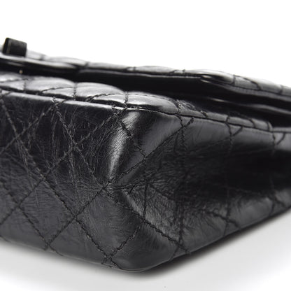 Chanel Aged Calfskin Quilted 2.55 Reissue 225 Flap So Black 7 of 10