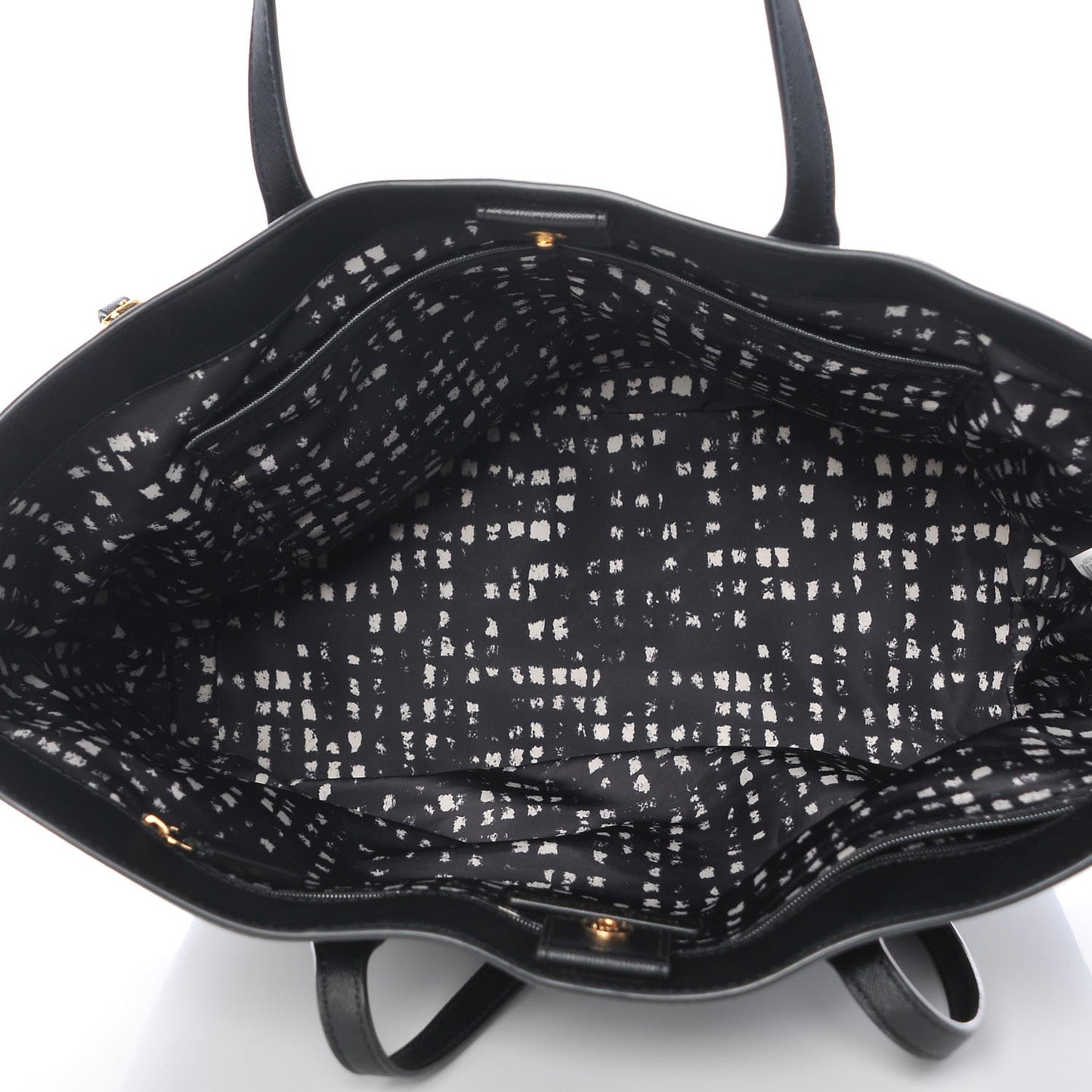 Saffiano Shopper Tote Black