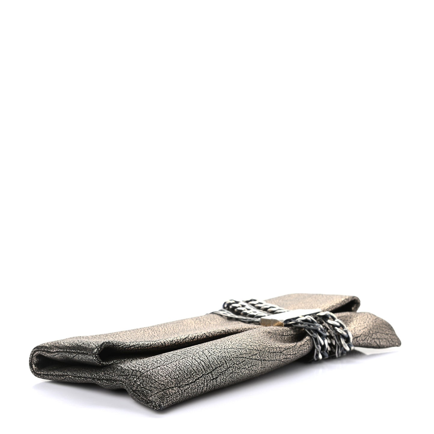 Calfskin Chandra Clutch Grey