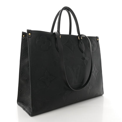 Louis Vuitton Empreinte Monogram Giant Onthego GM Black 3 of 12