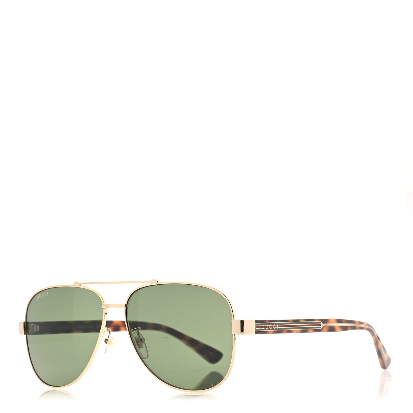 Web Aviator Sunglasses GG0528S Tortoise