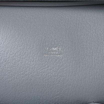 Hermes Taurillon Clemence Jypsiere 28 Etain 6 of 8