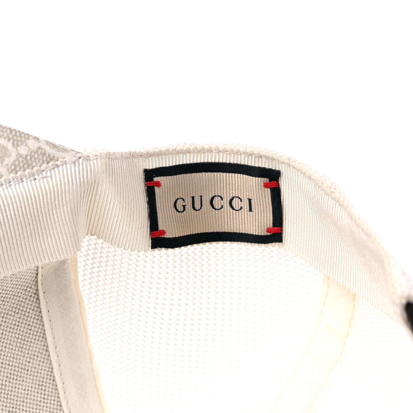 GG Supreme Monogram Mesh Baseball Hat M Beige Mystic White Ivory