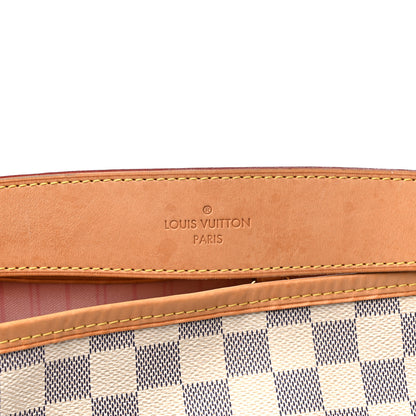 Louis Vuitton Damier Azur Delightful MM Rose Ballerine 12 of 14
