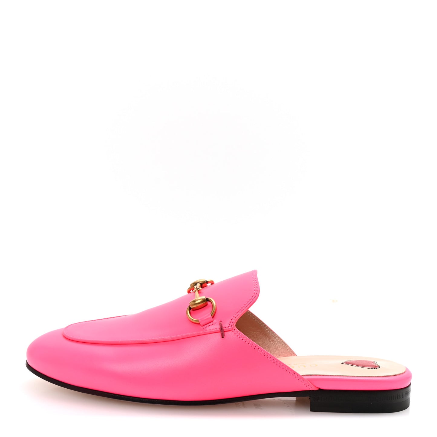 Calfskin Womens Princetown Slippers 35.5 Fuxia Fluo