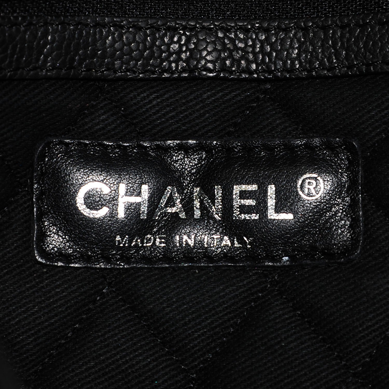 Chanel Distressed Caviar Outdoor Ligne Tote Black 6 of 7