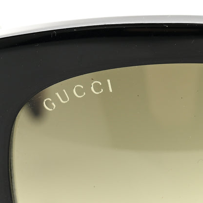 Gucci Acetate Square Frame Web Sunglasses GG0059S Black Tortoise 7 of 7