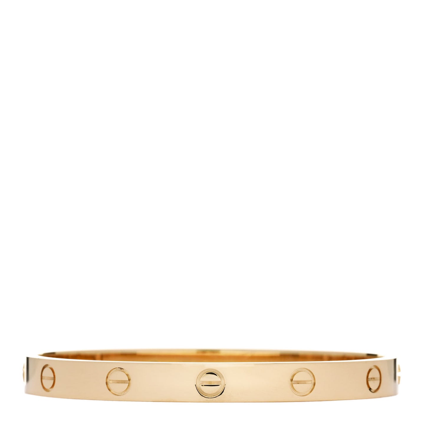 18K Yellow Gold LOVE Bracelet 17