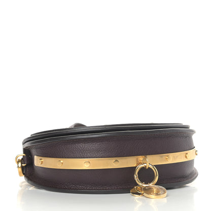 Chloe Calfskin Small Nile Bracelet Minaudiere Bag Carbon Brown 4 of 9