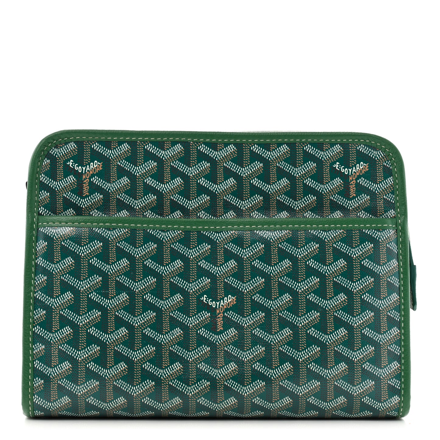 Goyardine Jouvence Toiletry Pouch MM Green