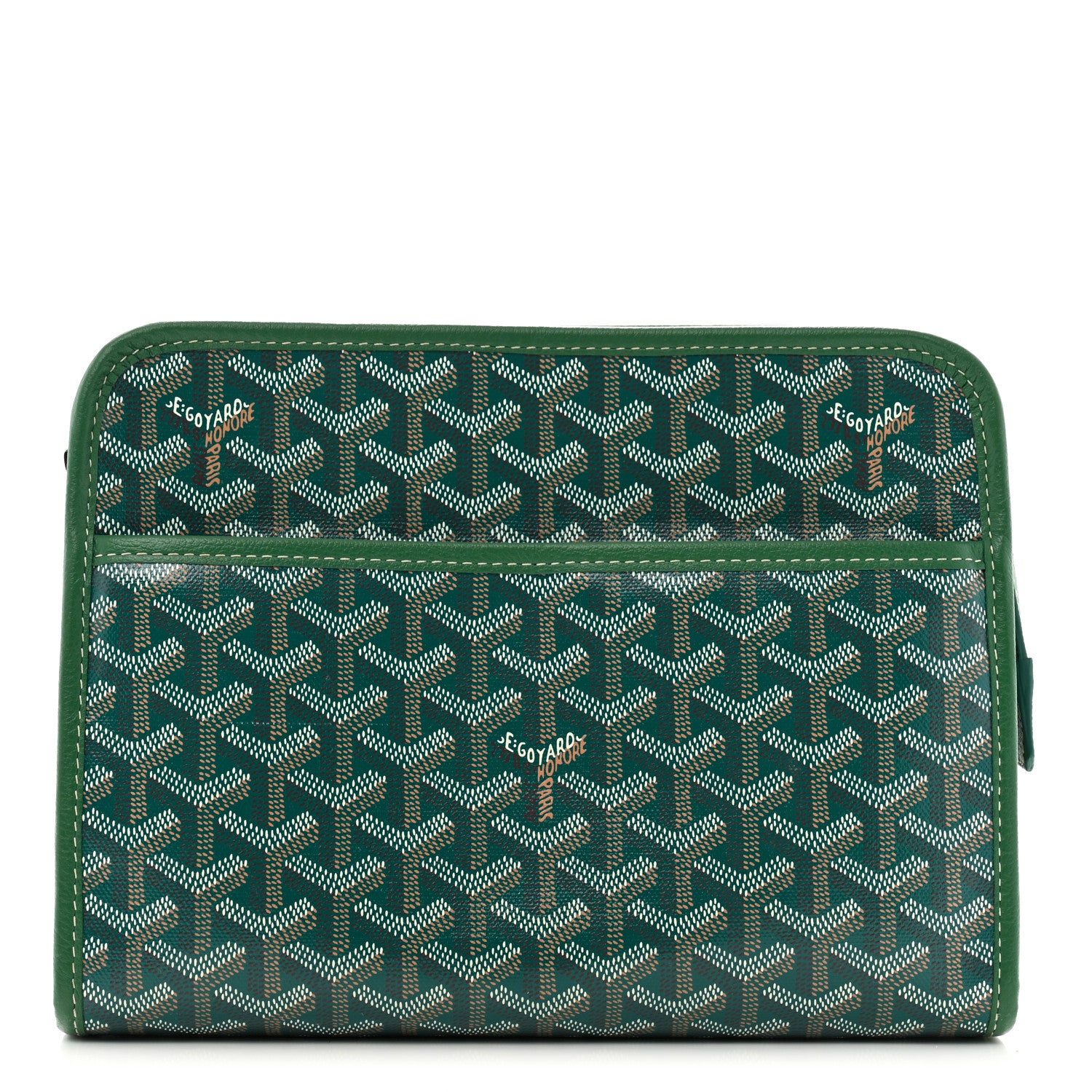 Goyard Goyardine Jouvence Toiletry Pouch MM Green 1 of 6