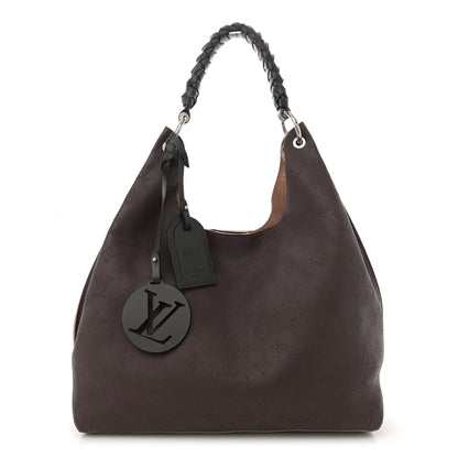 Louis Vuitton Mahina Carmel Hobo Chocolate 1 of 11