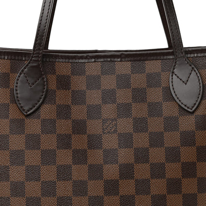 Louis Vuitton Damier Ebene Neo Neverfull MM Rose Ballerine 10 of 15