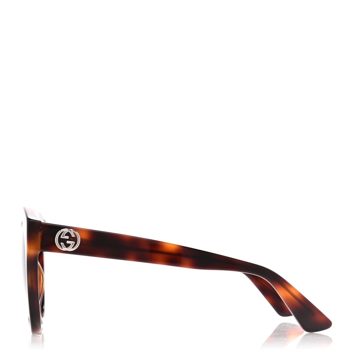 Round GG Sunglasses GG0028S Tortoise
