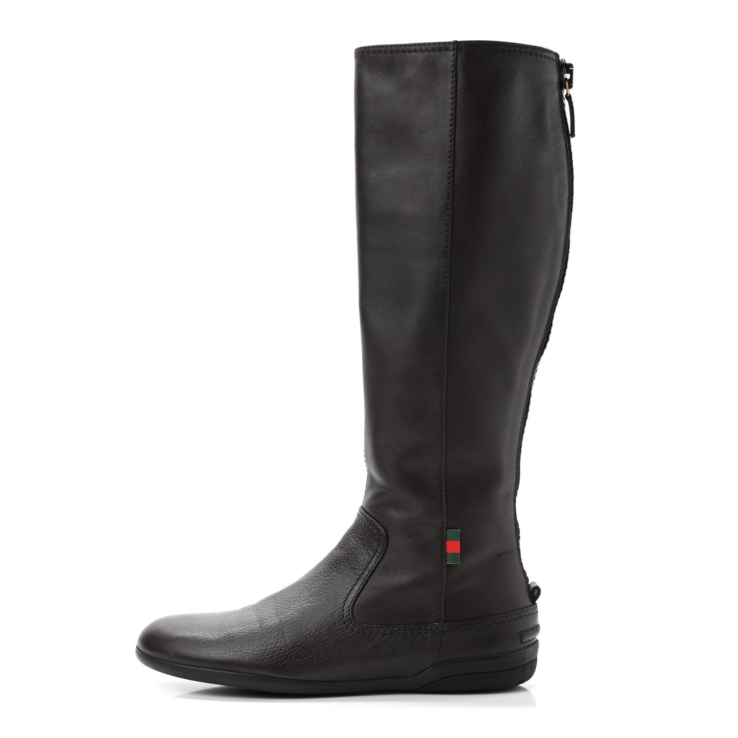 Calfskin Riding Boots 35.5 Brown