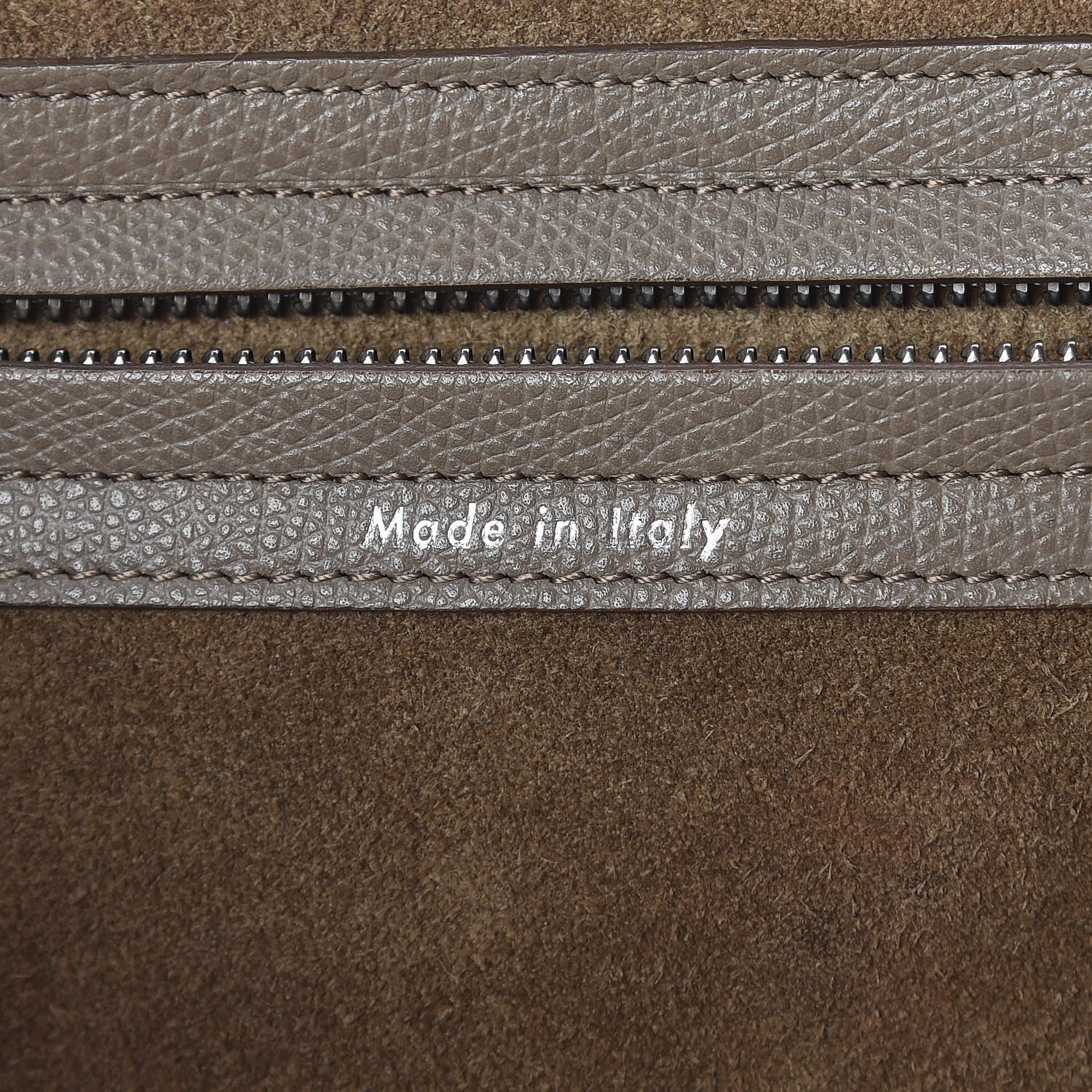 Celine Grained Calfskin Medium Phantom Luggage Taupe 6 of 9