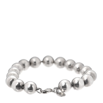 Tiffany Sterling Silver 10mm HardWear Ball Bracelet 3 of 6
