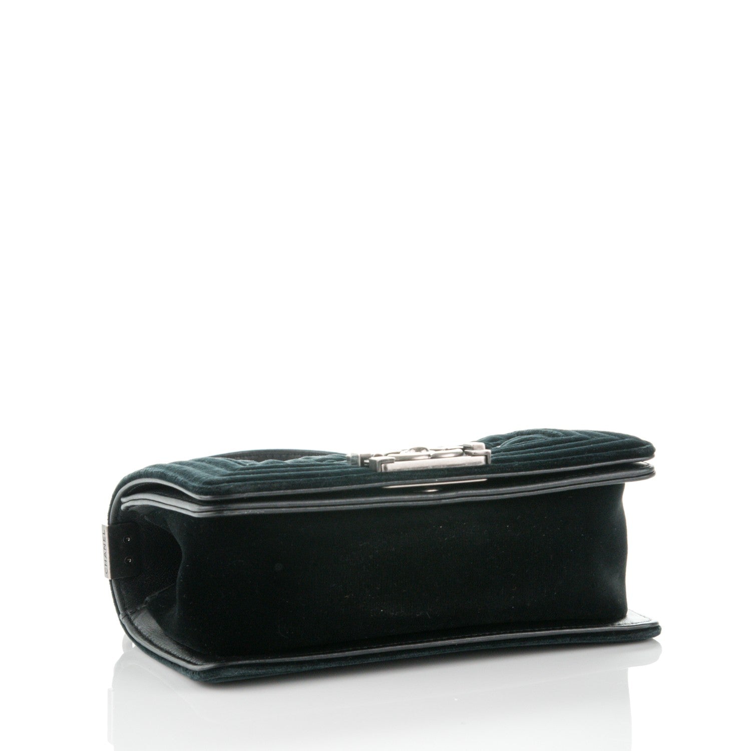 Chanel Velvet Quilted Small Boy Flap Black 5 of 8