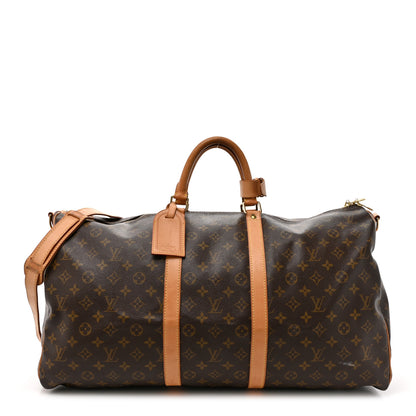 Louis Vuitton Monogram Keepall Bandouliere 55 1 of 23
