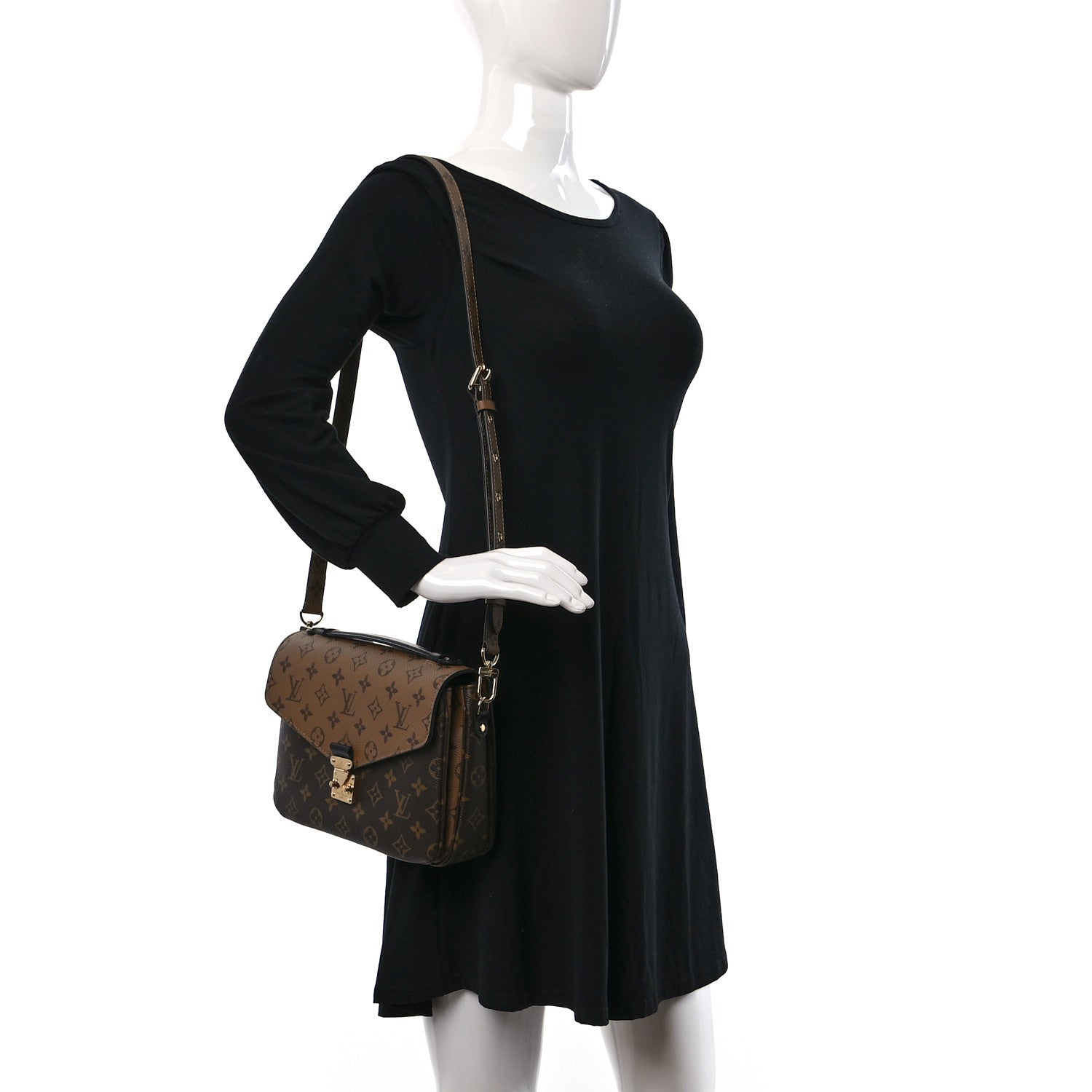 Louis Vuitton Reverse Monogram Pochette Metis 2 of 8