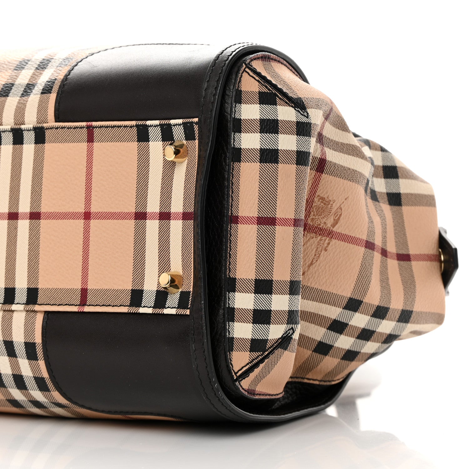 Burberry Haymarket Check Small Gladstone Black 11 of 17
