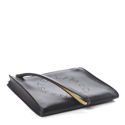 Stella McCartney Alter Nappa Perforated Logo Pouch Black 3 of 6