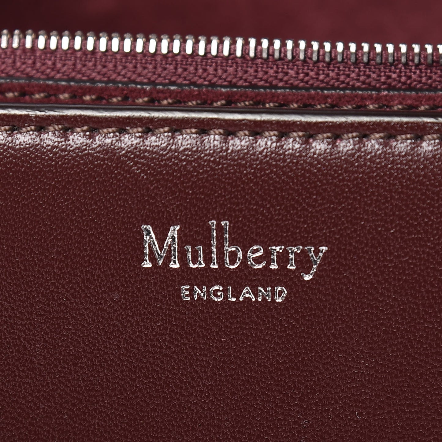 Smooth Calfskin Small Selwood Oxblood