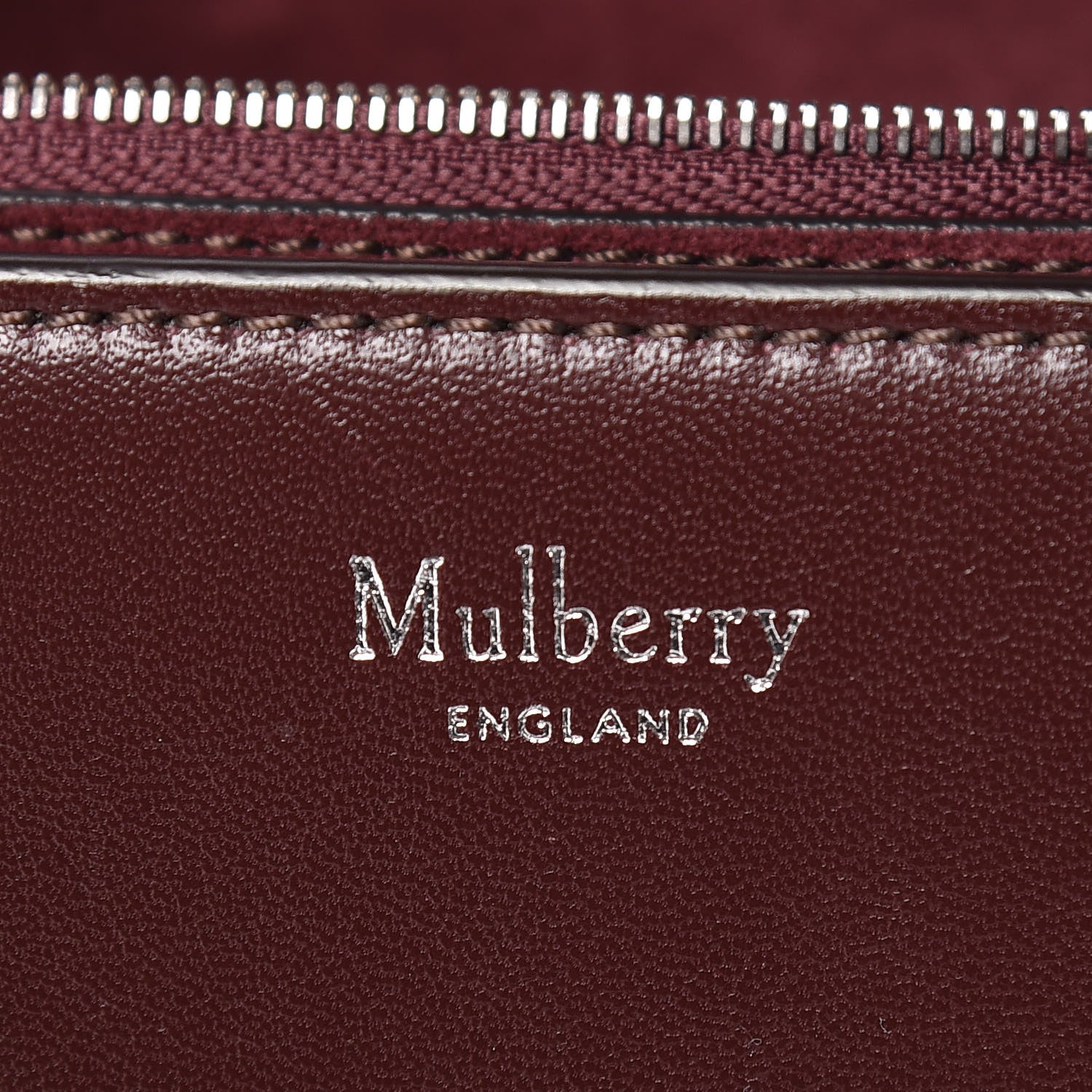 Mulberry Smooth Calfskin Small Selwood Oxblood 6 of 20