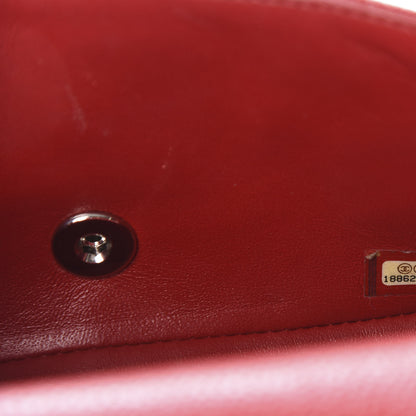 Chanel Caviar Quilted Mini Rectangular Flap Red 8 of 11