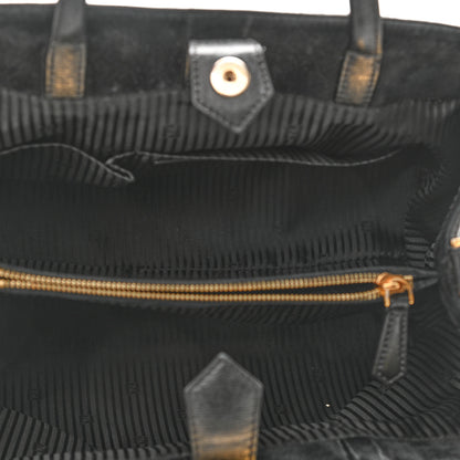 Fendi Vitello Elite Regular 2Jours Tote Black 5 of 10