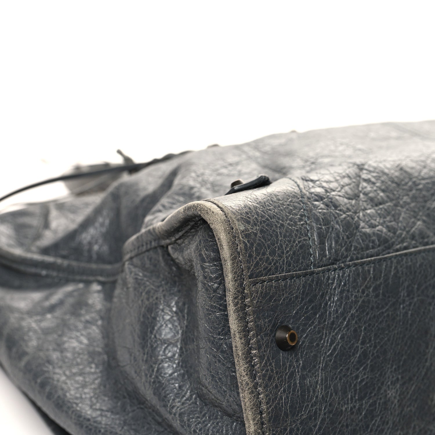 Balenciaga Agneau Classic Hardware Weekender Gris Tarmac 10 of 15